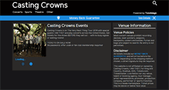 Desktop Screenshot of castingcrownstickets.com